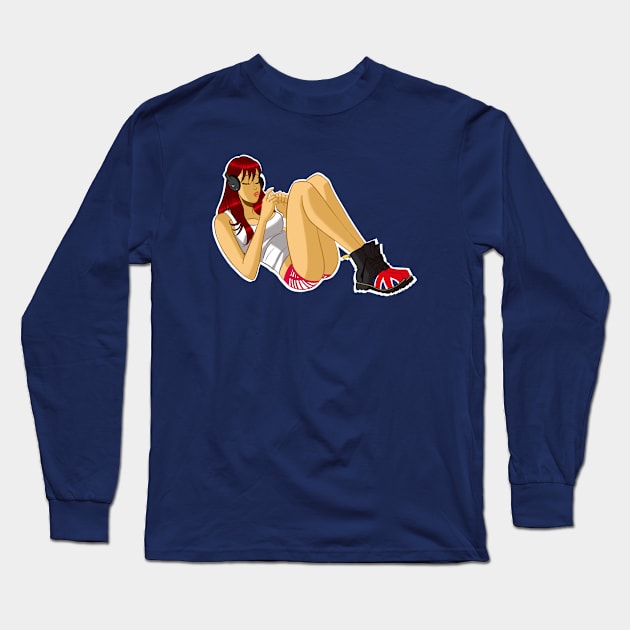 Just Chillin' Long Sleeve T-Shirt by DESPOP